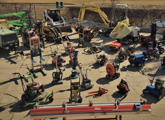 equipment rental photo