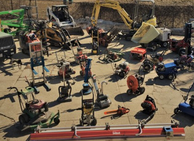 rentable equipment from Ashmore Rentals